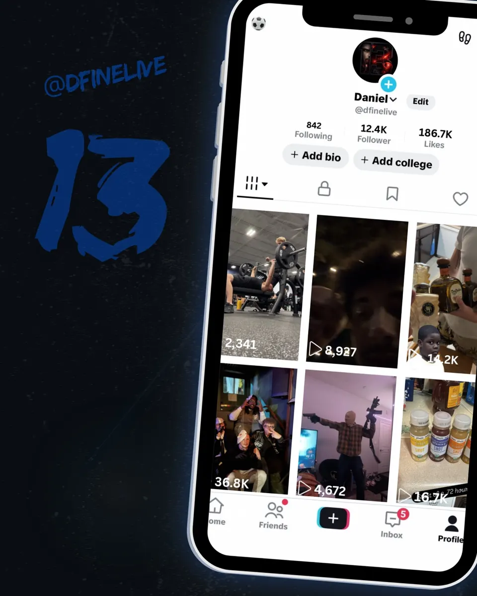 Daniel Fine Live TikTok clips and creator profile artwork